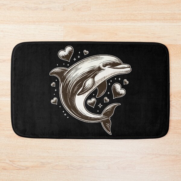 Item preview, Dolphin Love Vintage designed and sold by TomFrontierArt.