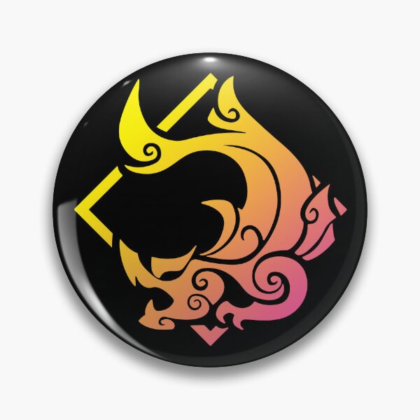 Item preview, Beidou Genshin Impact Character Neon Aestetic Symbol designed and sold by Kubala Designs.