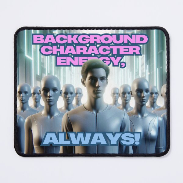 Item preview, NPC Vibes - Background Character Energy... always! designed and sold by nature. electrified..