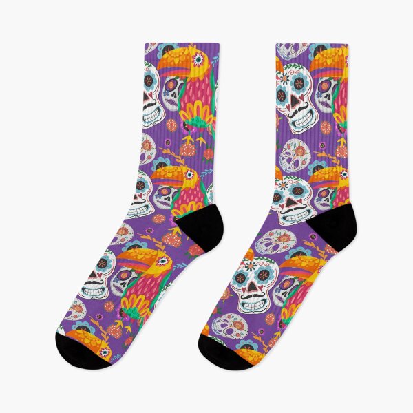 Item preview, Sugar Skulls & Toucans designed and sold by For-The-Love-Of.