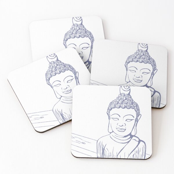 Item preview, Buddha Statue Drawing  designed and sold by Girl-meets-joy.