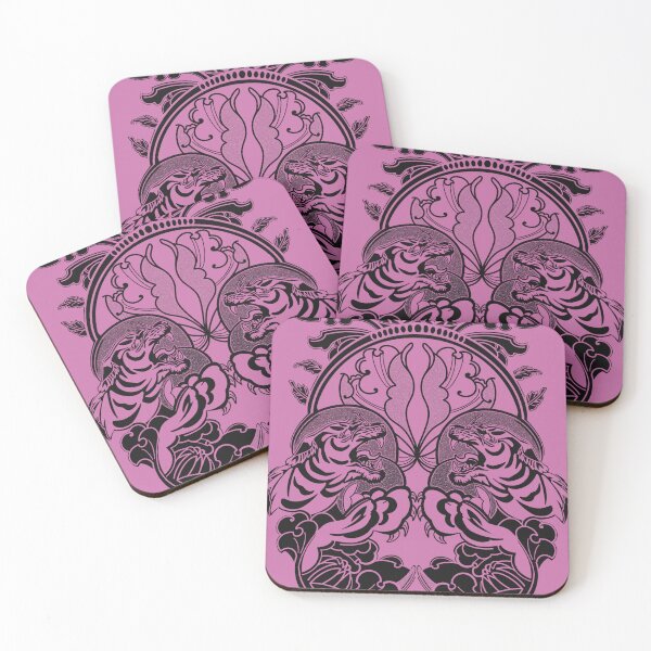 Item preview, Mirror Tigers Dark Pink designed and sold by bfg-adam.