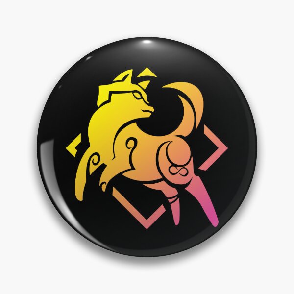 Item preview, Gorou Genshin Impact Character Neon Aestetic Symbol designed and sold by Kubala Designs.