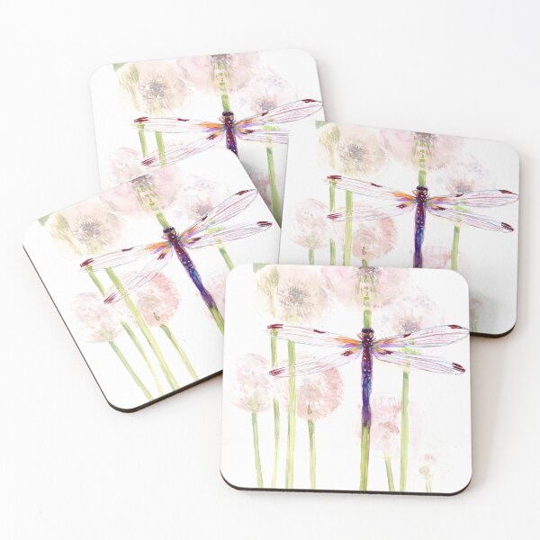 Item preview, Dragonfly and Dandelions designed and sold by surenart.