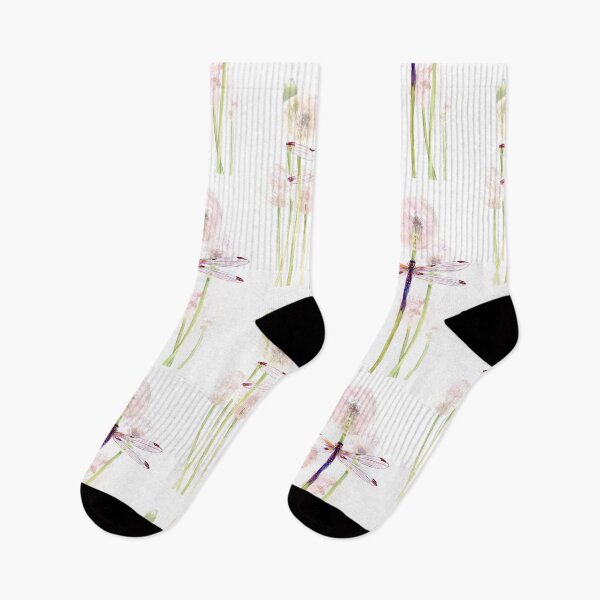Item preview, Dragonfly and Dandelions designed and sold by surenart.