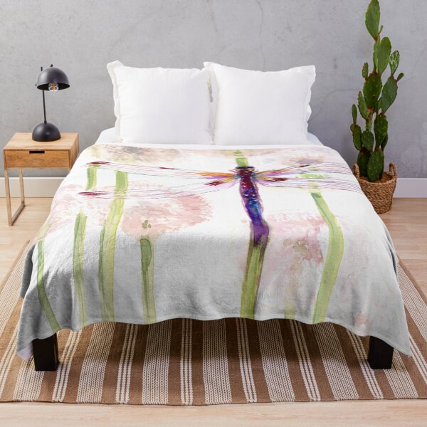 Item preview, Dragonfly and Dandelions designed and sold by surenart.