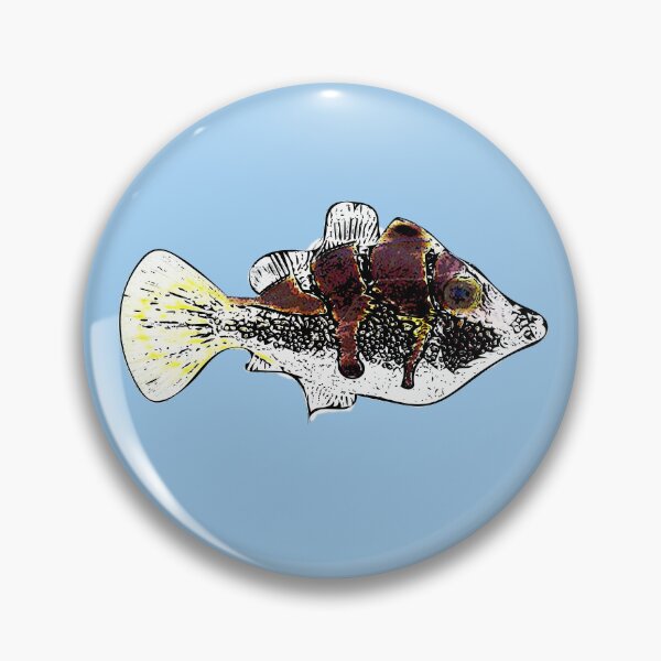 Item preview, Mimic Filefish Black Alternate Design  designed and sold by designsasstultd.