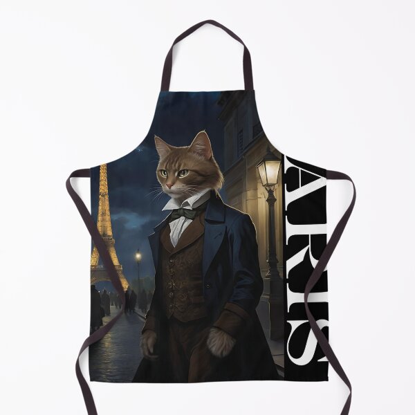 Item preview, Vampire Cat with Eiffel Tower Paris Animal Gothic Design designed and sold by WorldRoverShirt.