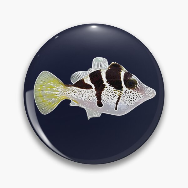 Item preview, Mimic Filefish White Alternate Design  designed and sold by designsasstultd.