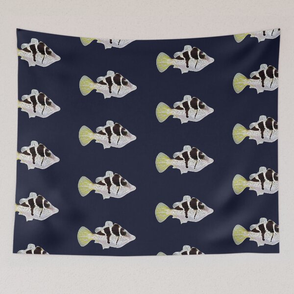 Item preview, Mimic Filefish White Alternate Design  designed and sold by designsasstultd.