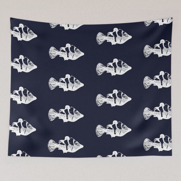 Item preview, Mimic Filefish White Design  designed and sold by designsasstultd.