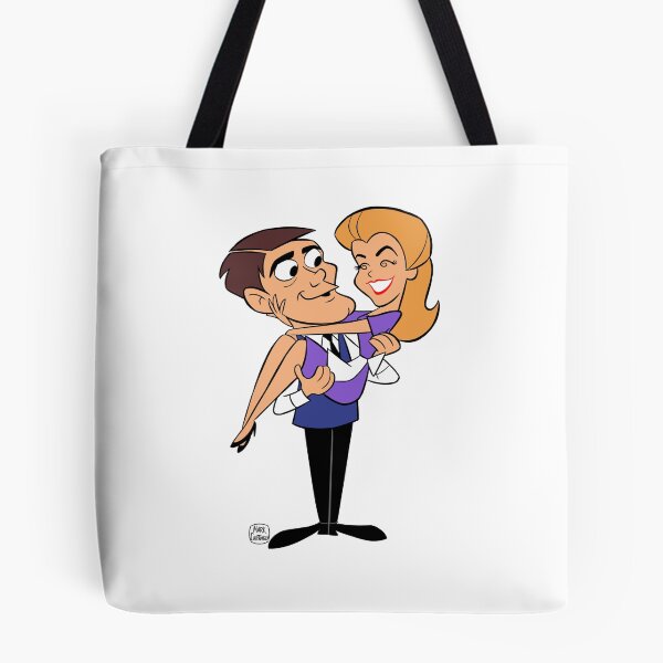 Item preview, BEWITCHED (SAMANTHA AND DARRIN) CARTOON designed and sold by MARKSCARTOONART.