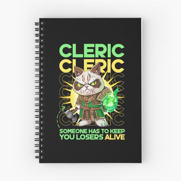 Item preview, Cleric Cat designed and sold by Not Enough Mana - RPG Stuff.