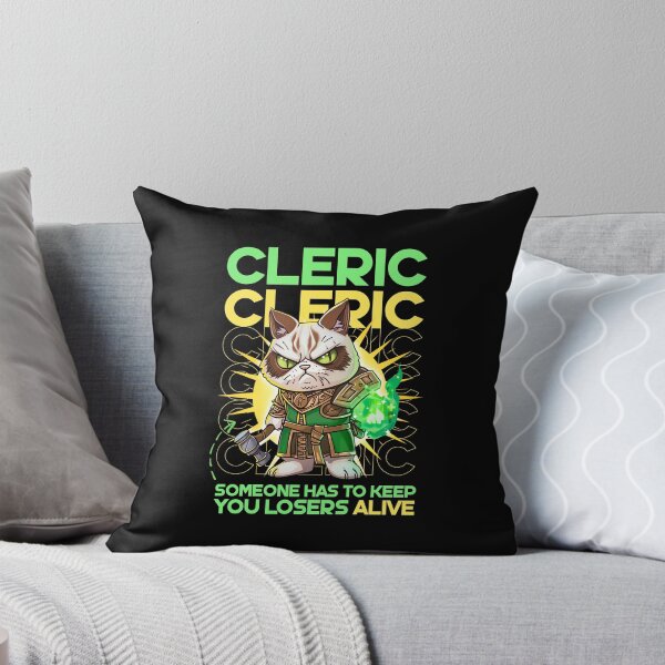 Item preview, Cleric Cat designed and sold by Not Enough Mana - RPG Stuff.
