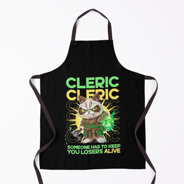 Item preview, Cleric Cat designed and sold by Not Enough Mana - RPG Stuff.
