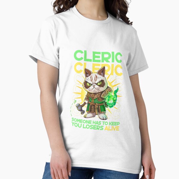 Item preview, Cleric Cat designed and sold by Not Enough Mana - RPG Stuff.