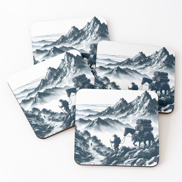 Item preview, Journey Through the Mountains , Ai Generated Art  designed and sold by ACC .