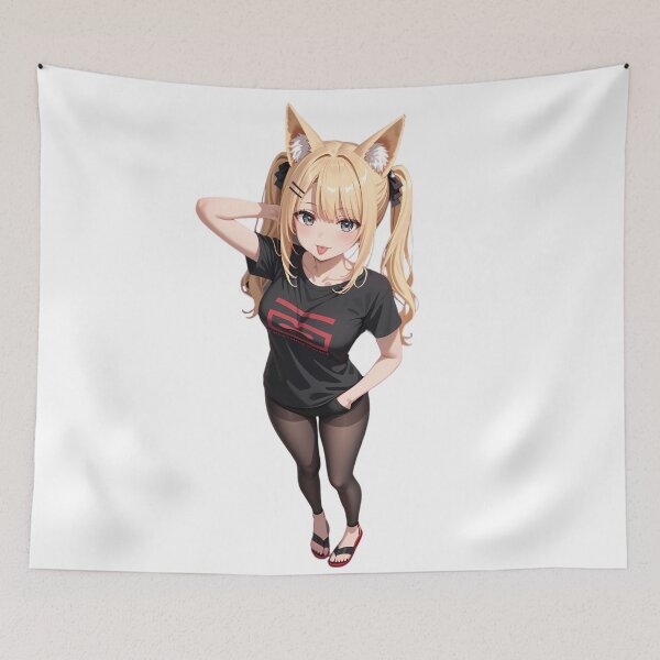 Item preview, Cute blonde haired girl with fox ears designed and sold by xVicksx.
