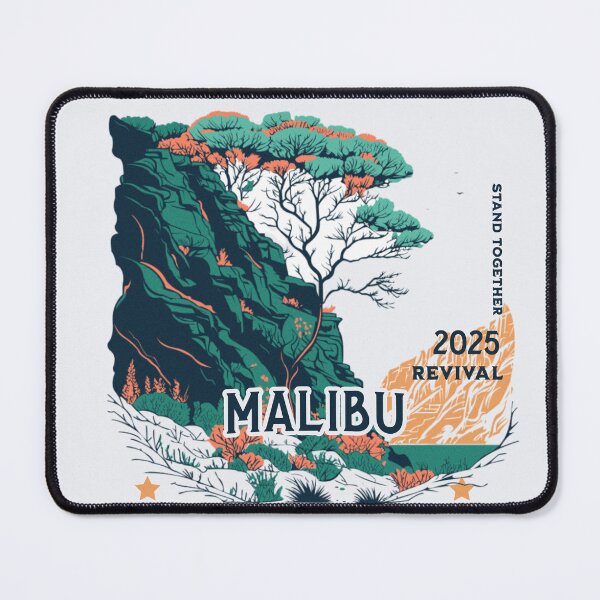 Item preview, Malibu Revival designed and sold by MuchoMerchShop.