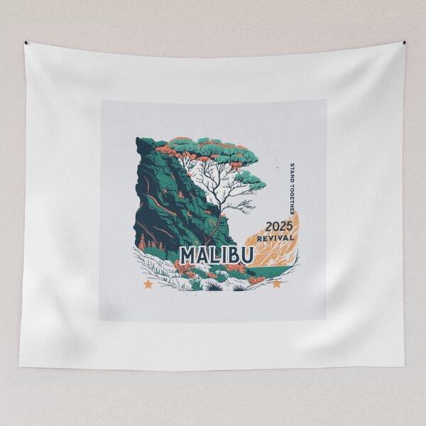 Item preview, Malibu Revival  designed and sold by MuchoMerchShop.