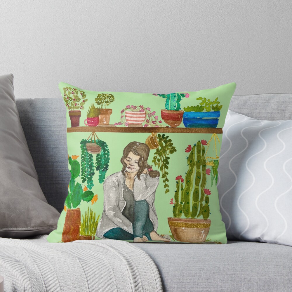 Item preview, Throw Pillow designed and sold by iampickledtink.