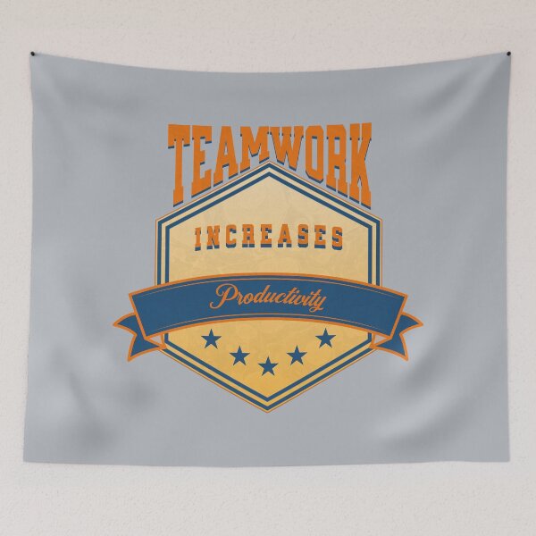 Item preview, Teamwork increases productivity designed and sold by njaro.