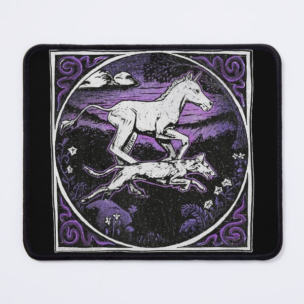 Item preview, The Borzoi and The Unicorn Series: Race at Sundown  designed and sold by Spinyflowerart.
