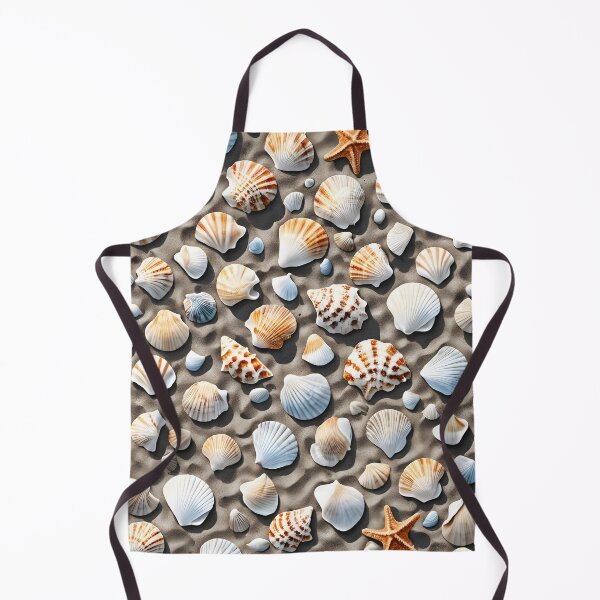 Artikelvorschau, Muscheln auf Meeressand entworfen und verkauft von PrintLabStudio.