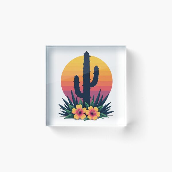 Item preview, sunset,cactus,vibrant,tropical,aesthetic designed and sold by wineesshop.