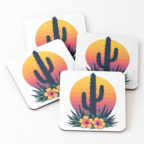Item preview, sunset,cactus,vibrant,tropical,aesthetic designed and sold by wineesshop.