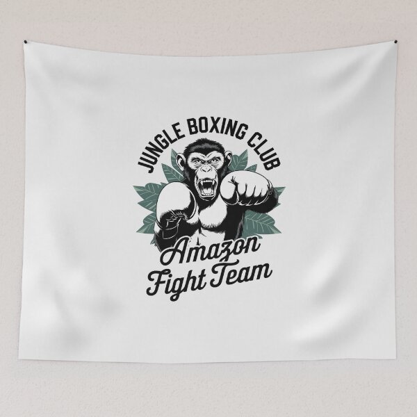 Item preview, Jungle Boxing Club T-Shirt – Furious Monkey Boxer with Amazon Fight Team designed and sold by paulo silveira.