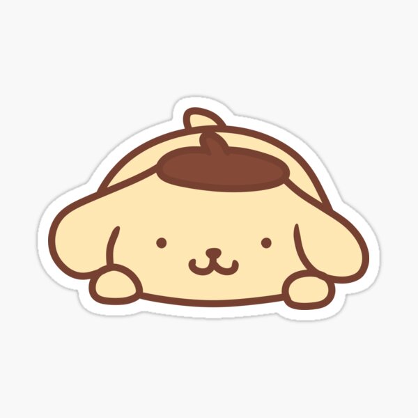 Vista previa del artículo con la obra «Pompompurin, un abrazo acogedor: demasiado tierno para resistirse», diseñado y vendido por moroingo.