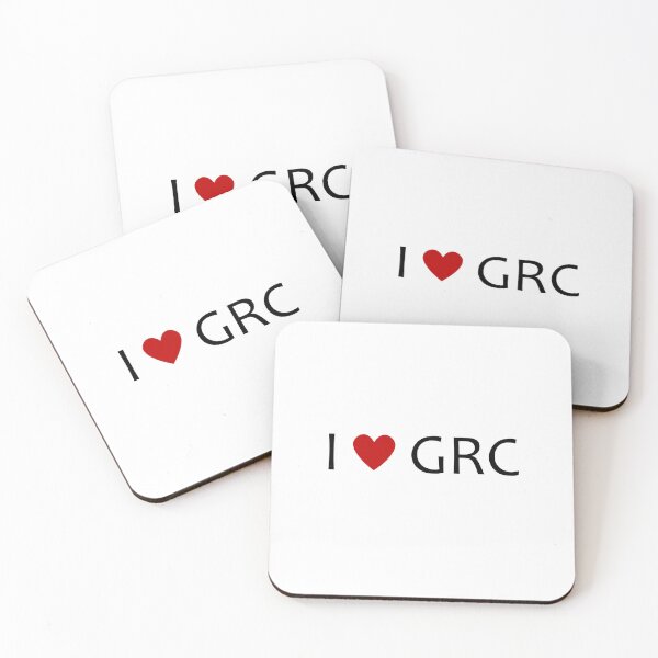 Item preview, I heart GRC - cybersecurity cats governance risk and compliance (Light Background) designed and sold by cyberbcat.