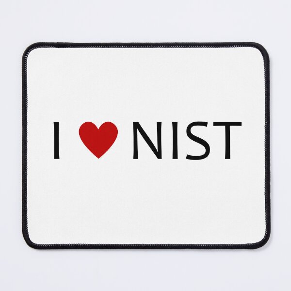 Item preview, I heart NIST - cybersecurity cats governance risk and compliance (Light Background) designed and sold by cyberbcat.