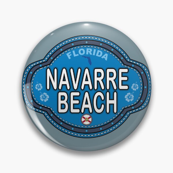 Item preview, Navarre Beach Florida stitching effect designed and sold by studioss76.