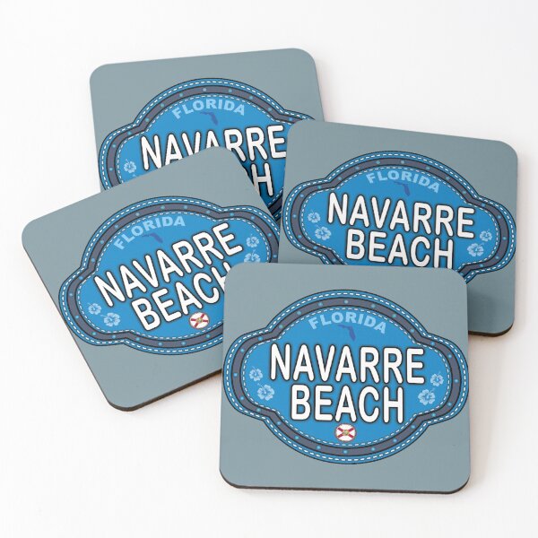 Item preview, Navarre Beach Florida stitching effect designed and sold by studioss76.