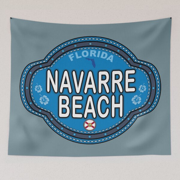 Item preview, Navarre Beach Florida stitching effect designed and sold by studioss76.