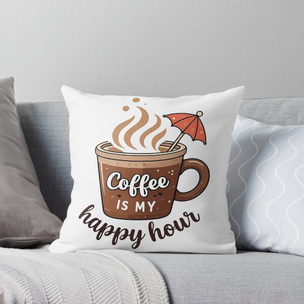 Item preview, Coffee Happy Hour Playful Caffeinated Cozy designed and sold by zoughlal.