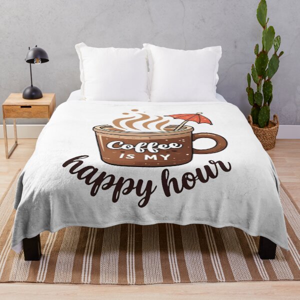 Item preview, Coffee Happy Hour Playful Caffeinated Cozy designed and sold by zoughlal.