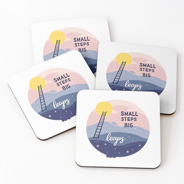 Item preview, Small Steps Big Leaps Motivational Growth Lunar designed and sold by zoughlal.