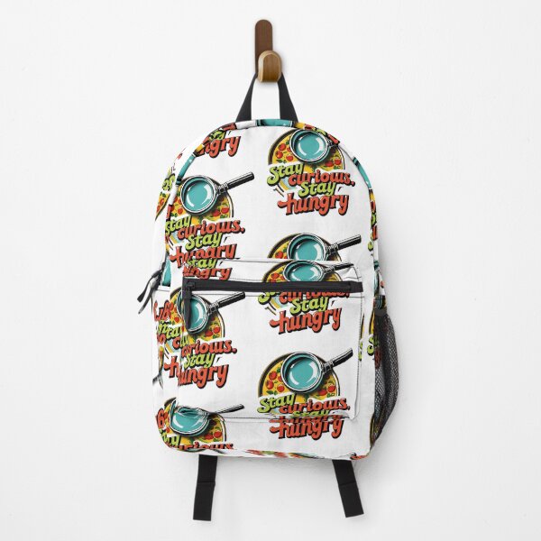 Item preview, Stay Curious Stay Hungry Adventure Food Exploration designed and sold by zoughlal.