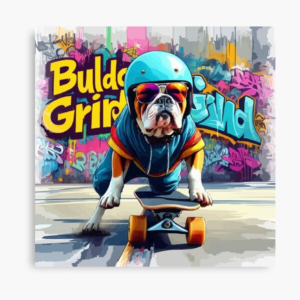 Artikel-Vorschau von Bulldog-Grind, designt und verkauft von Coloradodrawings.