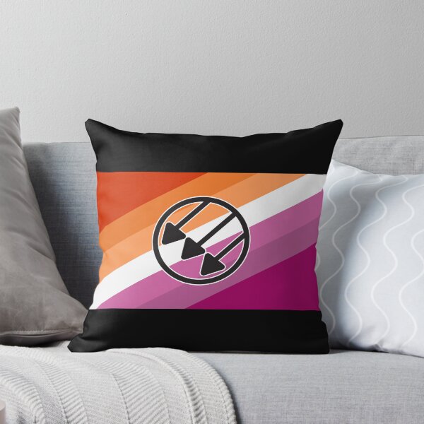 Item preview, Antifascist Lesbian Flag designed and sold by grumpyqueerdude.