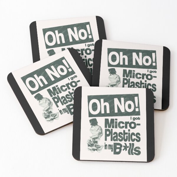 Item preview, oh, microplastics! (white) designed and sold by Jordanzzz.