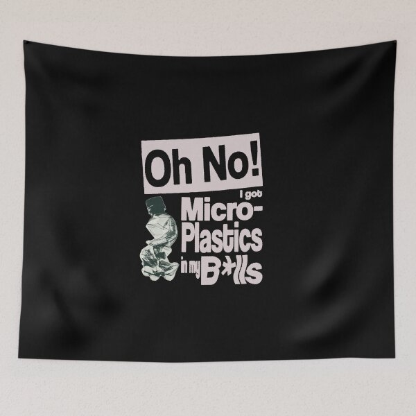 Item preview, oh, microplastics! (white) designed and sold by Jordanzzz.