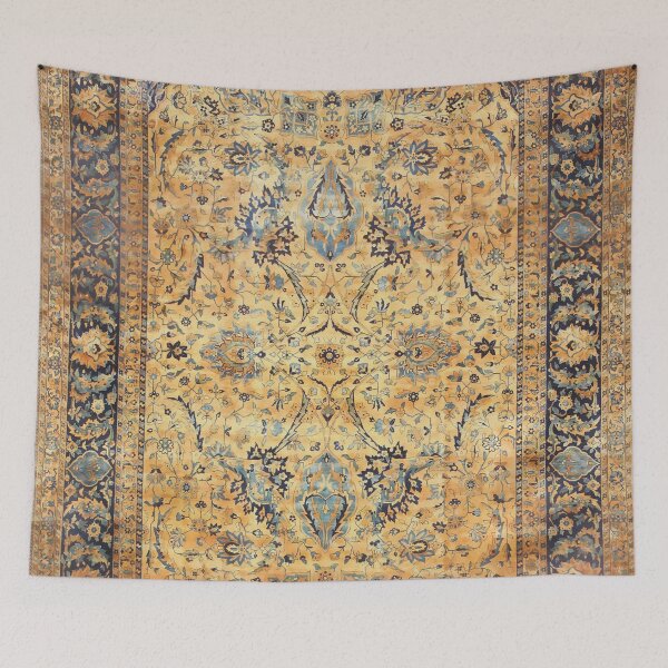 Item preview, Antique Persian Kerman Rug Print designed and sold by Vicky Brago-Mitchell®.