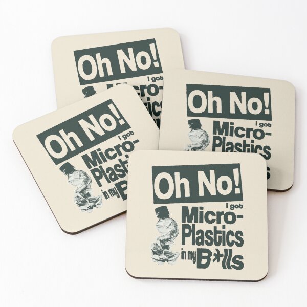 Item preview, oh, microplastics! (black) designed and sold by Jordanzzz.