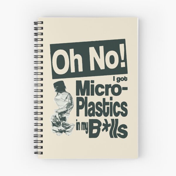 Item preview, oh, microplastics! (black) designed and sold by Jordanzzz.