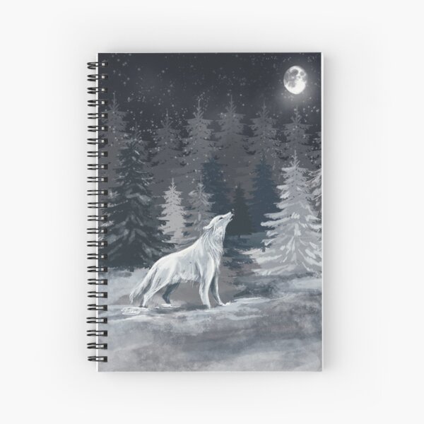 Item preview, White wolf in the snow designed and sold by Lamydesrats.