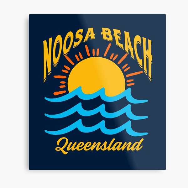 Item preview, Colorful Noosa Beach Queensland Australia  designed and sold by SurfingLocales.